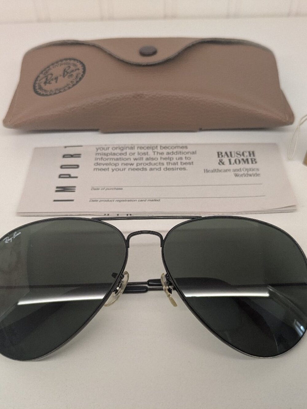 Bausch and Lomb era Ray-Ban Aviators